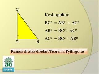 PENERAPAN PYTHAGORAS-oke.ppt | Free Download