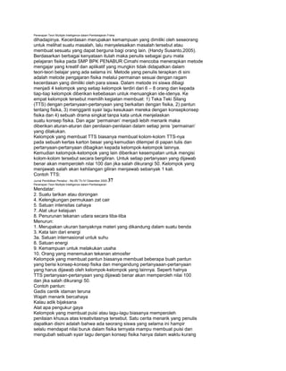 Penerapan teori | PDF