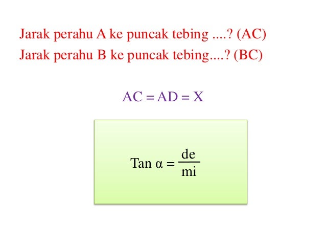 X Penerapan Trigonometri