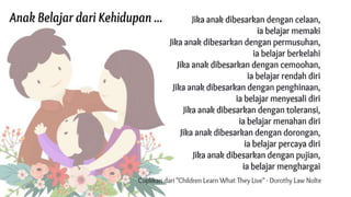 Anak Menerima Pujian Spesifik dari Orang Tua