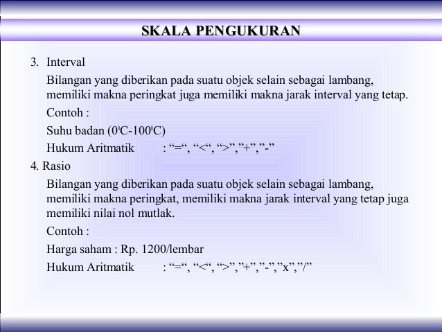 Penertian statistik dan data Penertian statistik dan data