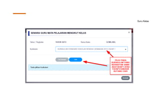 Guru Kelas
 