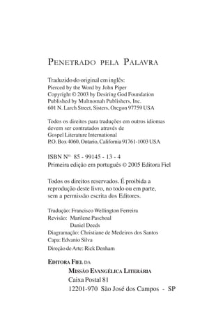 Os Prazeres De Deus, De John Piper., Vol. Único. Editora Vida Nova, Capa  Mole Em Português, 2023