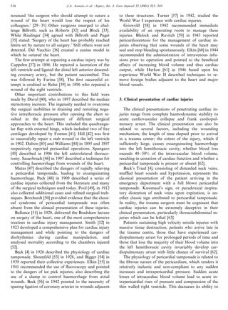 Penetrating cardiac injuries a complex challenge | PDF