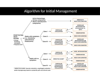 Hanging Injury Algorithm penetrating neck injury: Algorithms for better practice | PPTX