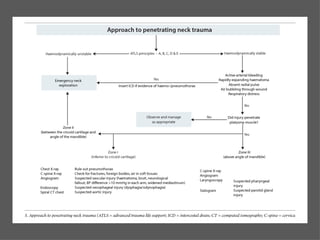 Hanging Injury Algorithm penetrating neck injury: Algorithms for better practice | PPTX