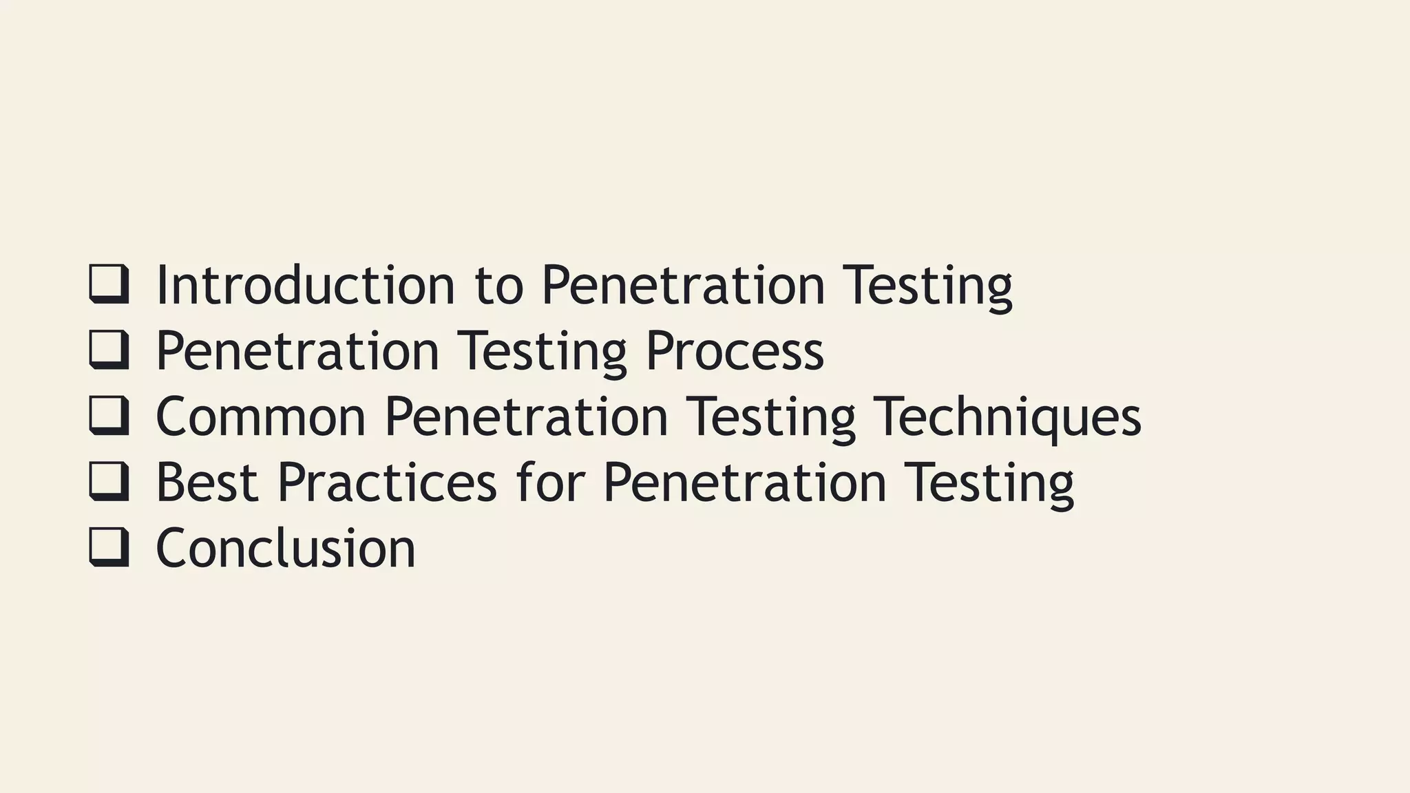 Penetration Testing pptx Penetration Testing pptx