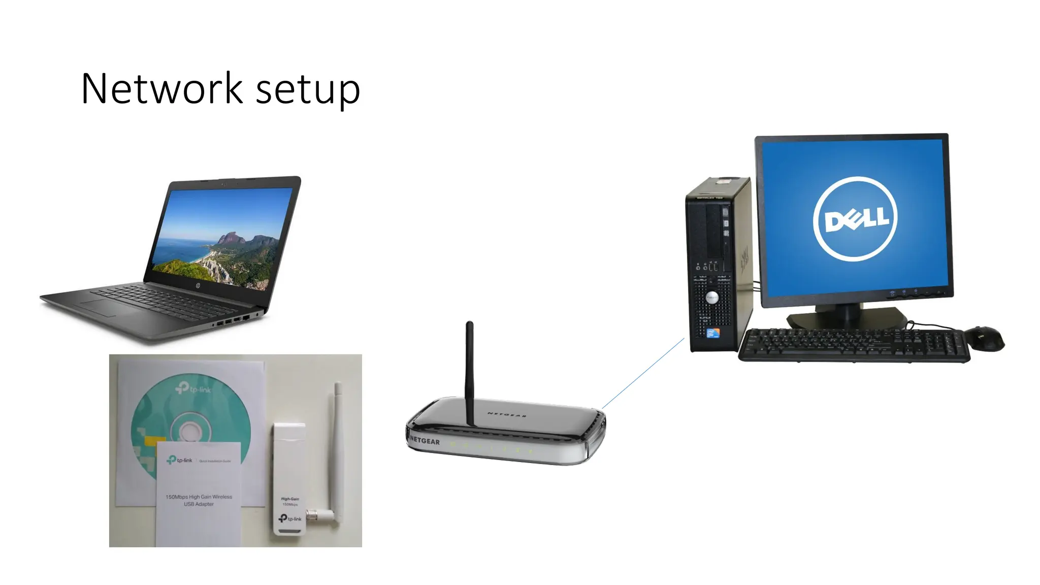 Network setup
 