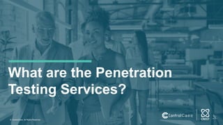 © ControlCase. All Rights Reserved.
What are the Penetration
Testing Services?
 