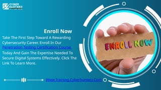 Penetration Testing Certification: Master Ethical Hacking (PPT) | PPTX