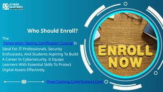 Penetration Testing Certification: Master Ethical Hacking (PPT) | PPTX
