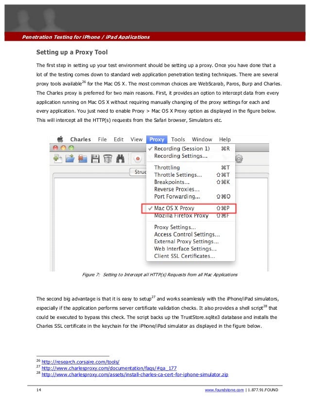 test x intercept tool phone of ipad testing Penetration applications i