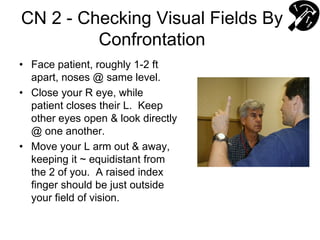Visual Confrontation Exame Físico Neurológico - Revendo Tópicos Essenciais em Neurologia ...