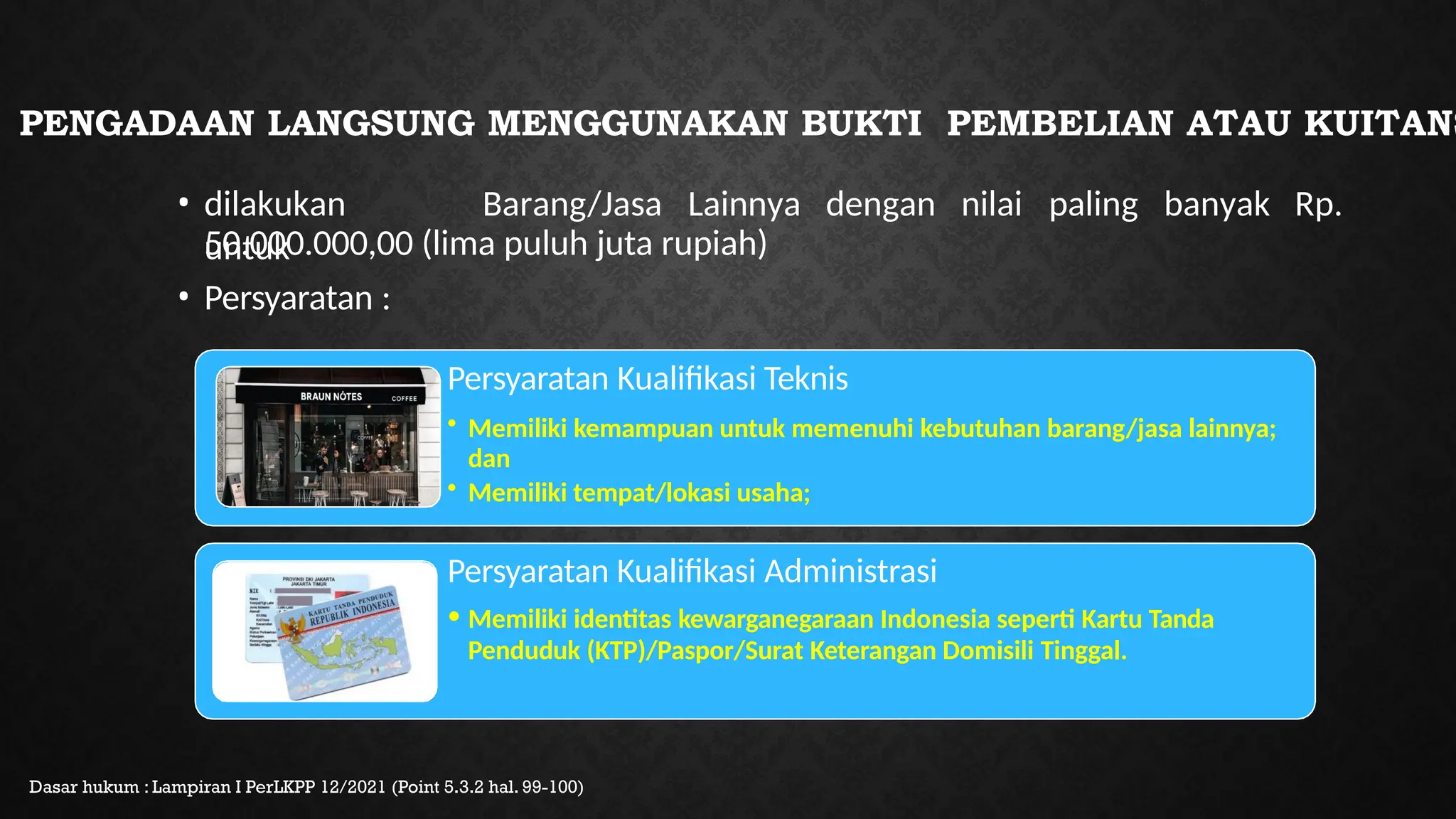Pengadaan barang dan jasa dibawah 50juta.PPTX