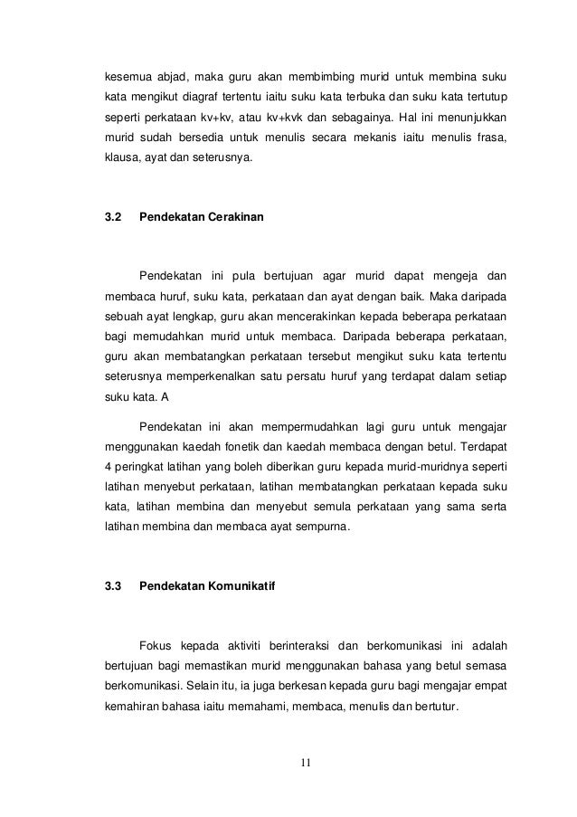 Pengajaran Kemahiran Bahasa Melayu Bmm 3104