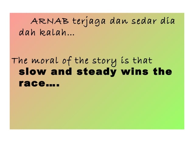 Pengajaran cerita arnab dan kura kura
