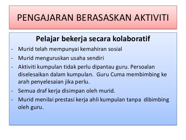 Contoh Kertas Kerja Aktiviti - Wap Contoh