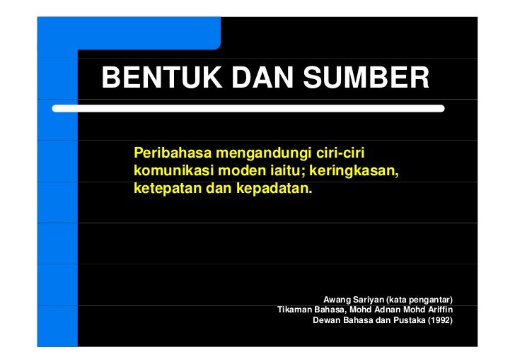 Pengajaran Peribahasa