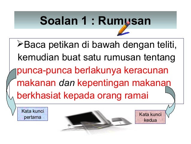 Pengajaran rumusan (keracunan makanan)