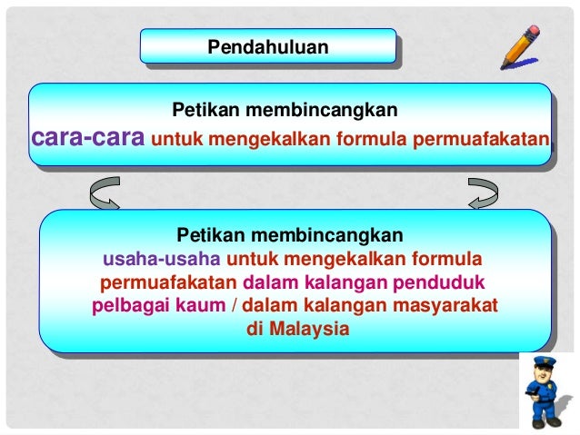 Pengajaran rumusan (usaha usaha perpaduan)