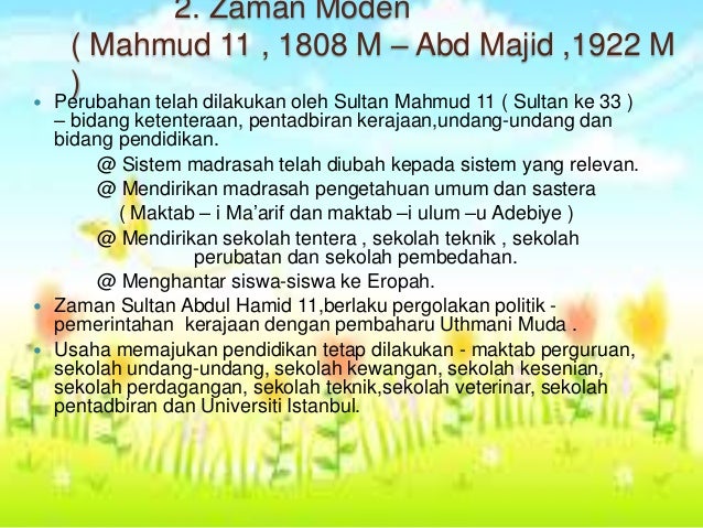 Pengajian islam zaman uthmaniyyah