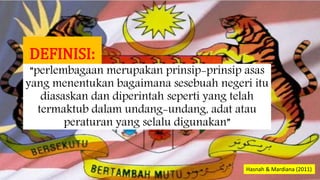 Pengajian malaysia (Perlembagaan Malaysia - peruntukan ...
