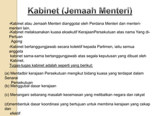 Malaysia peranan parlimen Jawatankuasa Parlimen: