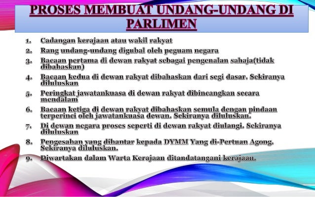 Komponen utama sistem kerajaan Malaysia