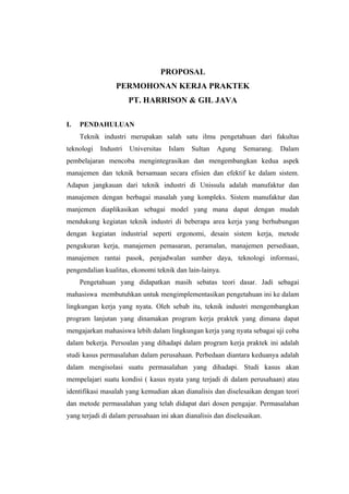 Pengajuan Kerja Praktek PT. HARRISON & GILL JAVA.pdf