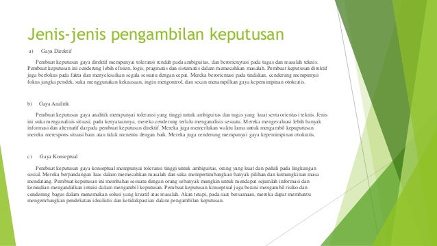 Pengambilan keputusan dalam organisasi