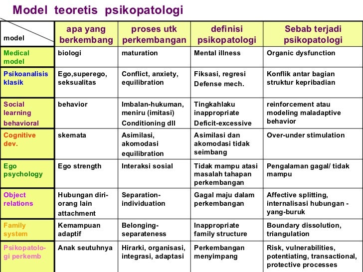 Pengantar Psikopatologi Anak