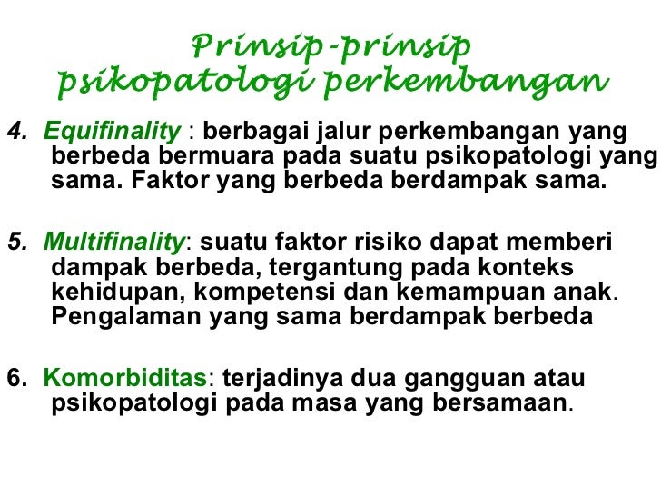 Pengantar Psikopatologi Anak