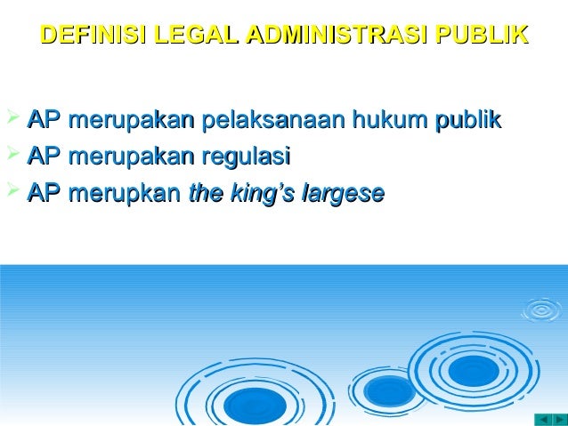 Pengantar Administrasi Publik MAP