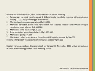 Pengantar Akuntansi 1-3, Soal