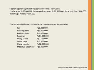 Pengantar Akuntansi 1-3, Soal