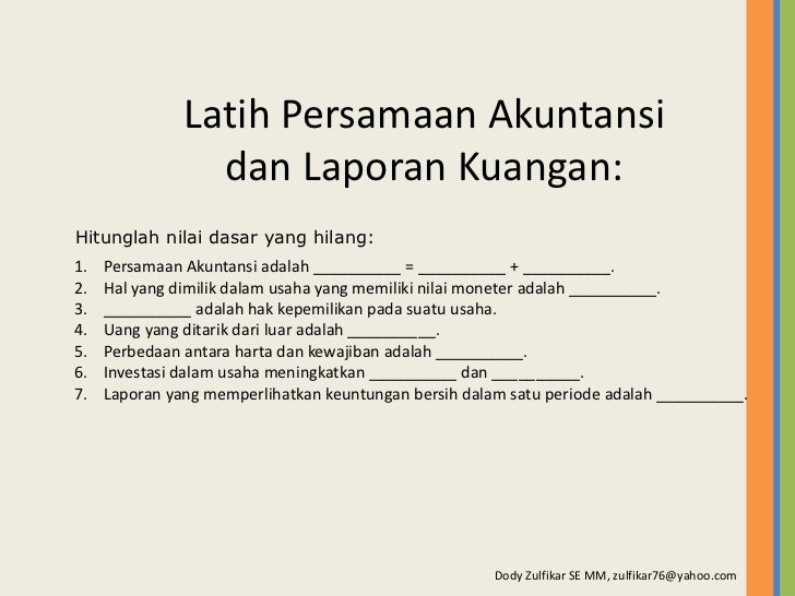 pengantar akuntansi 1 3 soal pengantar akuntansi 1 3 soal