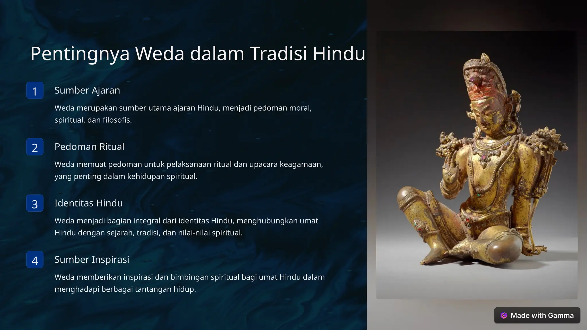 pengantar weda siswa kelas 5 agama hindu | PPTX