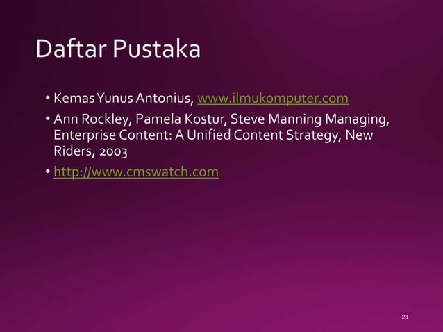 Content Management System Cms Ppt