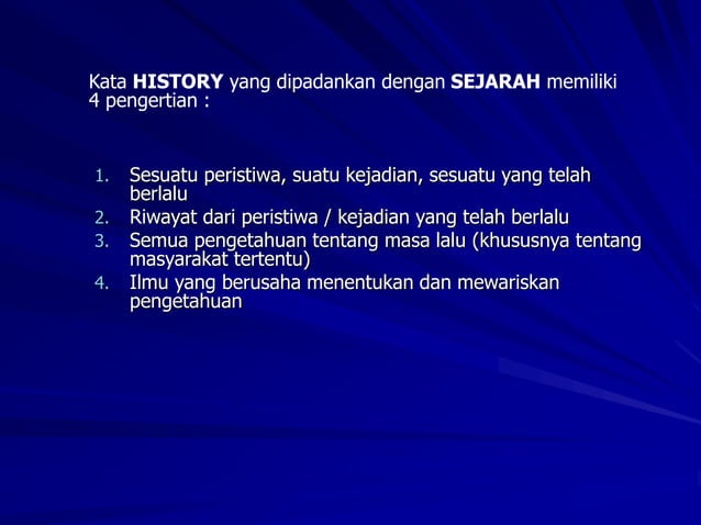 Pengantar Ilmu Sejarah, Pendidikan Sejarah | PPT