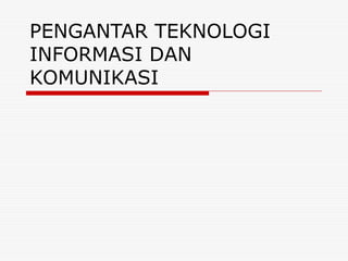 Comprehensive Introduction to Information and Communication Technology ...