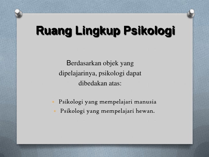 Pengantar Psikologi