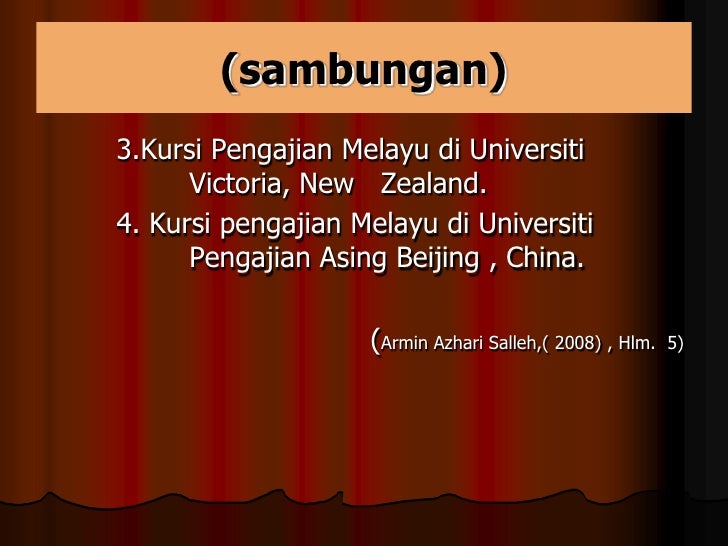 Pengantarabangsaan Bahasa Melayu