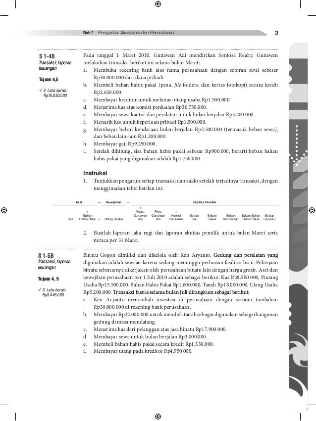 Pengantar Akuntansi Seri Soal B Dan Aktivitias Khusus