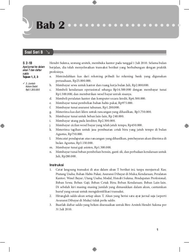 Pengantar Akuntansi Seri Soal B Dan Aktivitias Khusus
