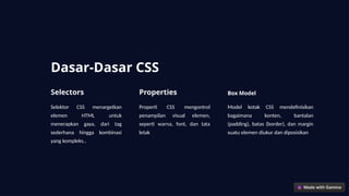 Pengantar Dasar Pelatihan, FrontEnd.pptx