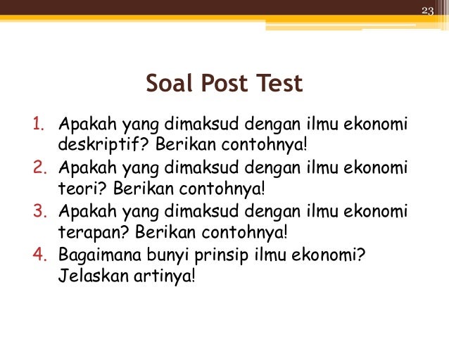 Sebutkan Dan Jelaskan Tiga Cabang Ilmu Ekonomi Terapan