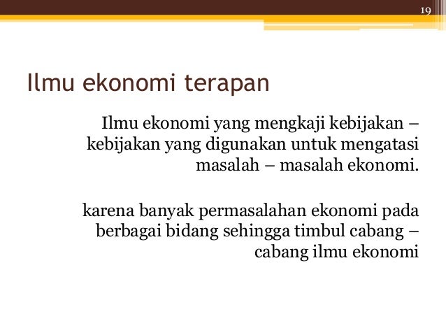 Gambar Konsep Dasar Ilmu Ekonomi Terapan Gambar di Rebanas 