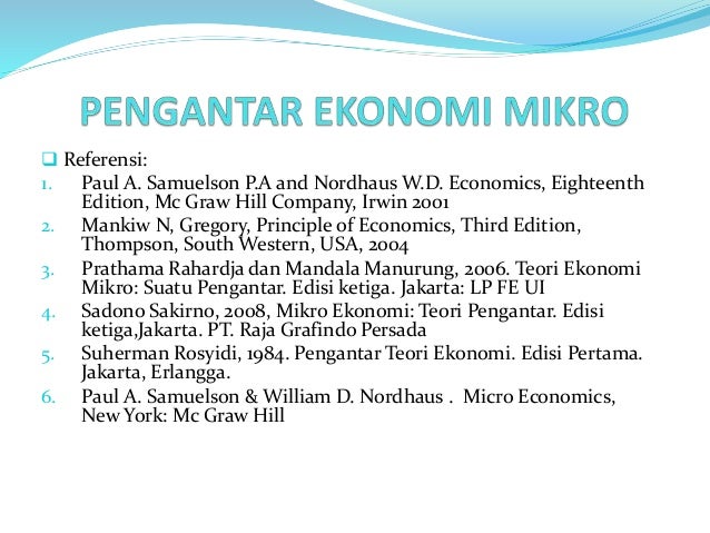 Ebook Pengantar Ekonomi Mikro Sadono Sukirno