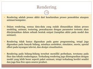 Definisi Rendering Pengantar_Grafika_3D_Transformasi_3D.ppt