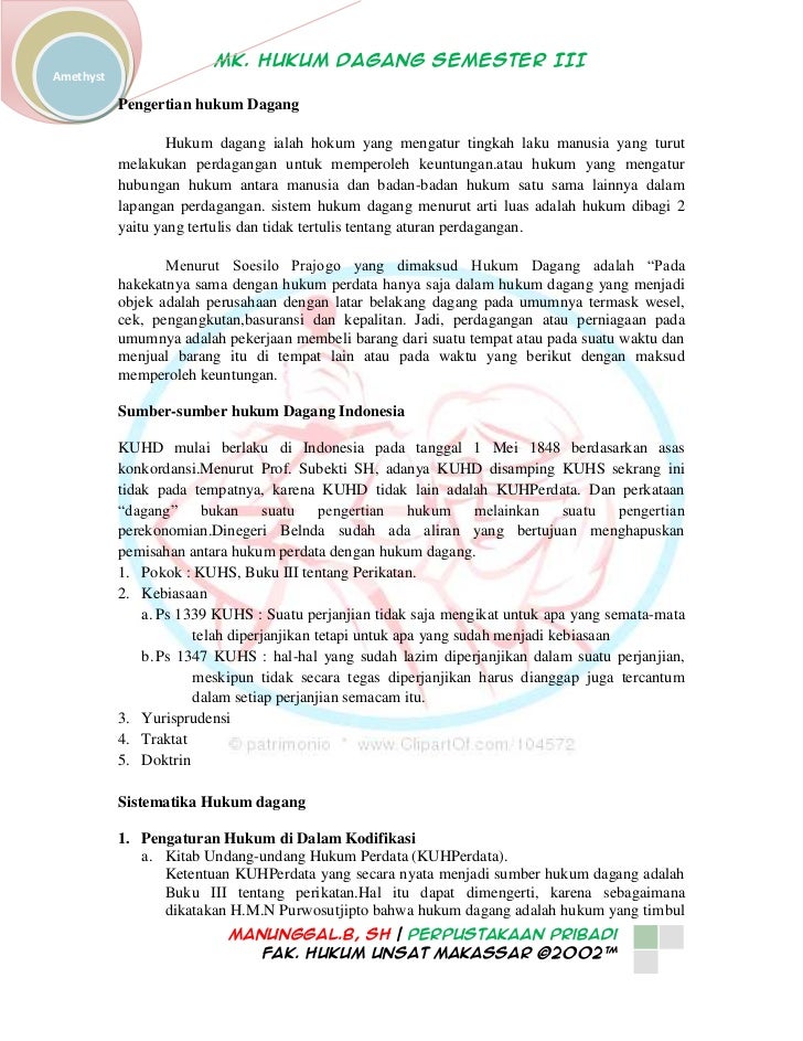 Pengantar Hukum Dagang Pengantar Hukum Dagang